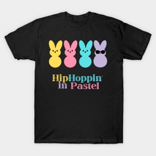 Hip Hoppin Pastel Easter Bunny Peeps T-Shirt